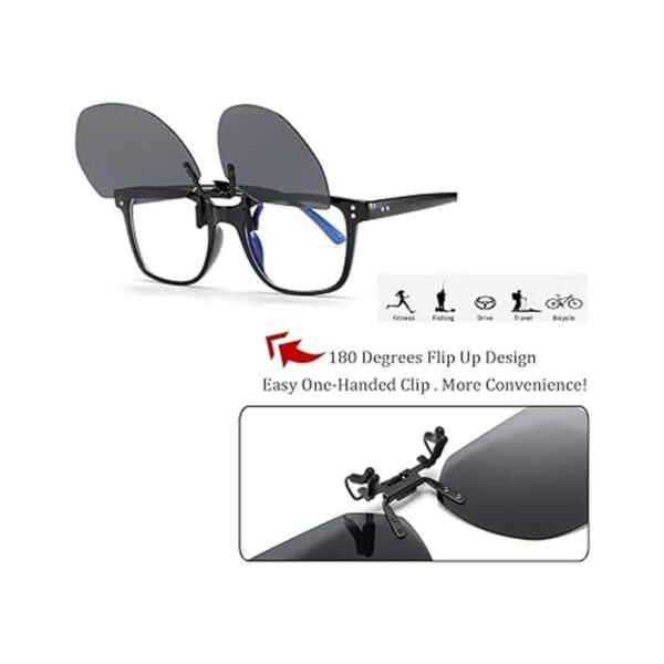 OopsMi Gafas de sol polarizadas sin montura con clip para_4