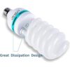 Bombilla de luz de 135 W 5500 K CFL luz diurna espiral
