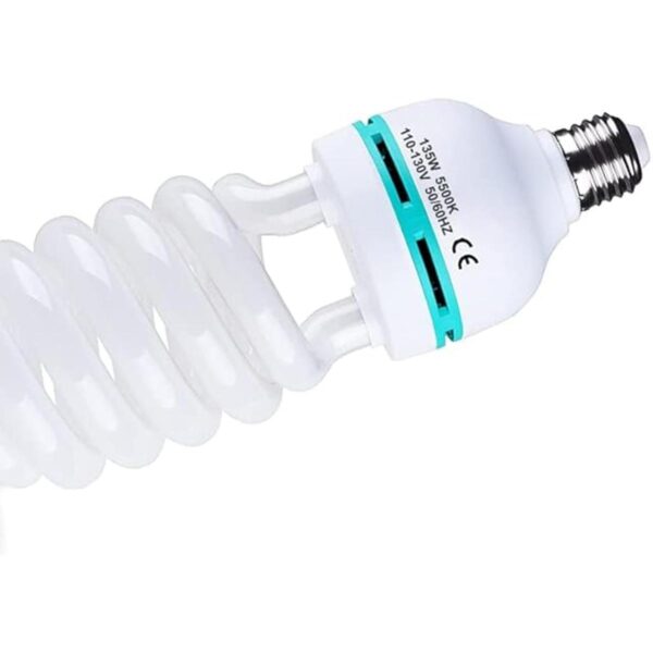 Bombilla de luz de 135 W 5500 K CFL luz diurna espiral