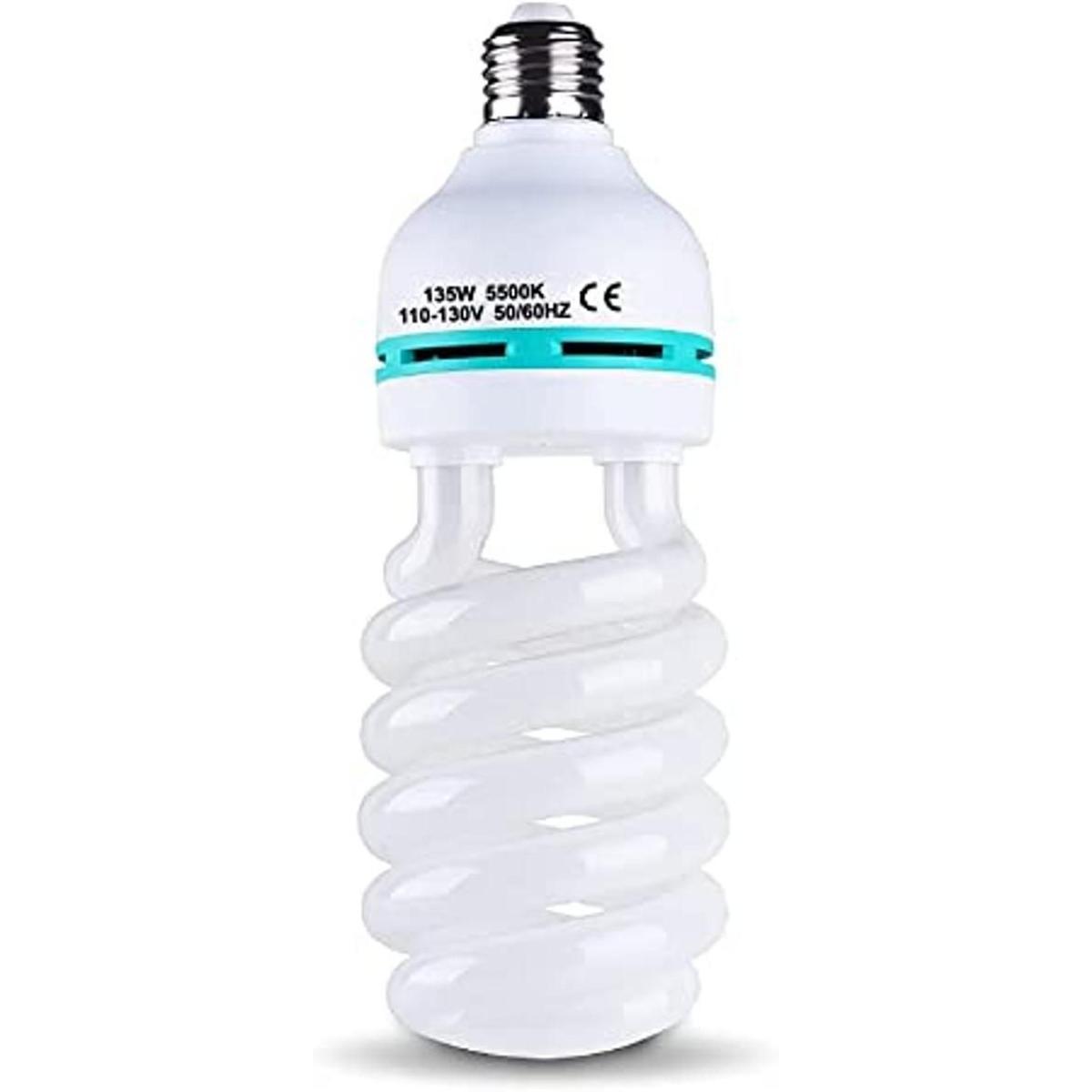 Bombilla de luz de 135 W 5500 K CFL luz diurna espiral