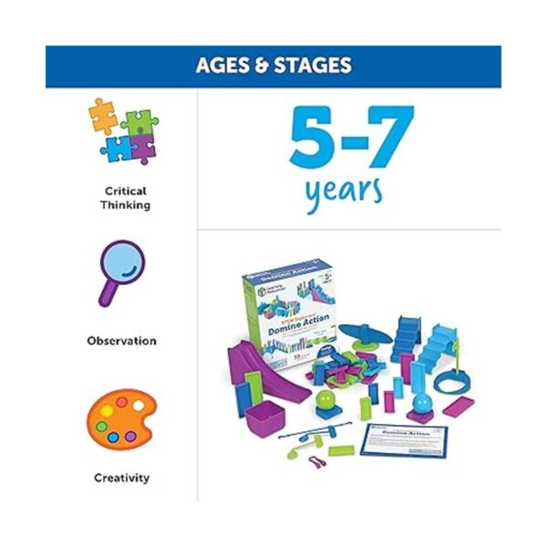 Learning Resources STEM Explorers Domino Action Juguetes_5