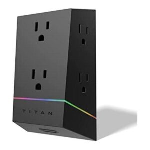 Titan Protector de sobretensión de 6 tomas tira de luz_1