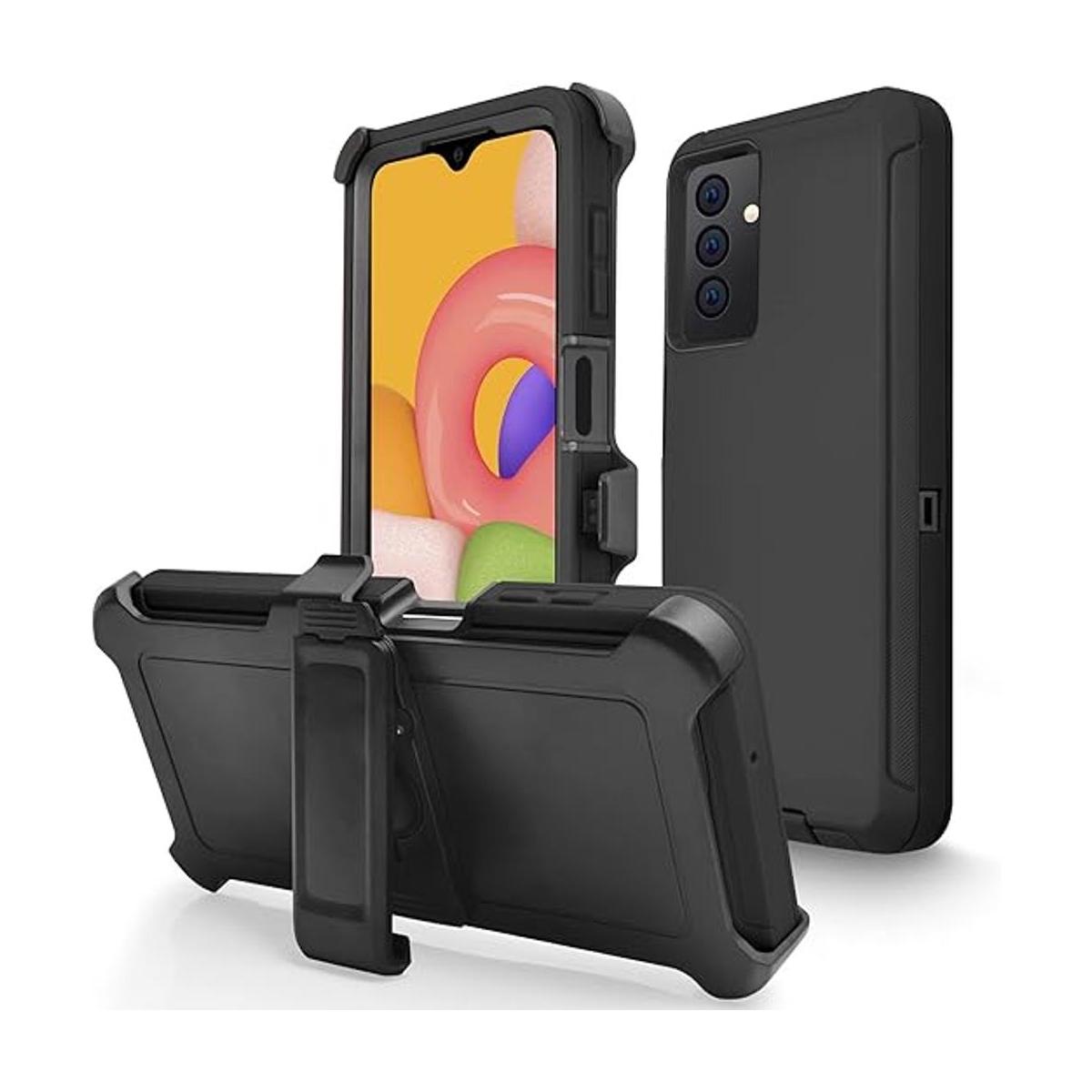 Funda para Galaxy A13 2022 con clip para cinturón