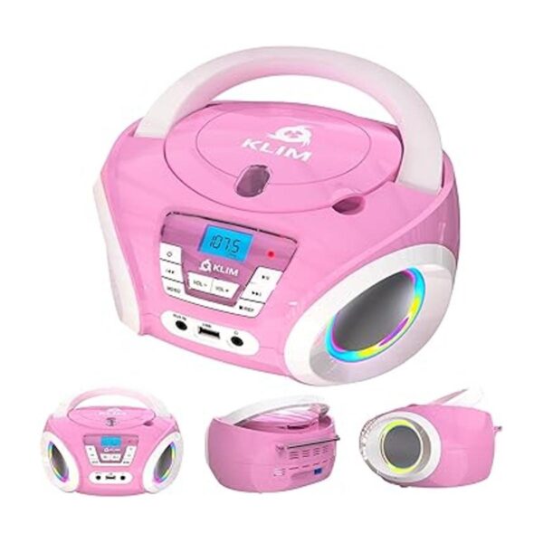 KLIM Candy Kids Boombox Reproductor de CD para niños_1