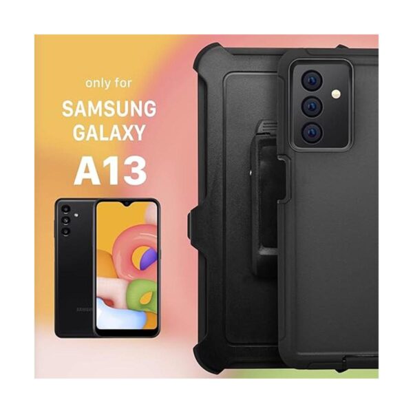 Funda para Galaxy A13 2022 con clip para cinturón_2