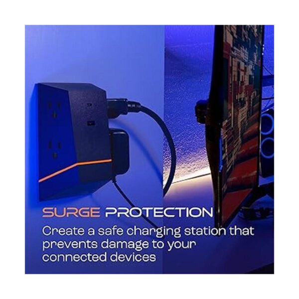 Titan Protector de sobretensión de 6 tomas tira de luz_2