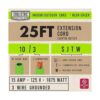 Cablectric Cable de extensión para exteriores de 25 pies_2