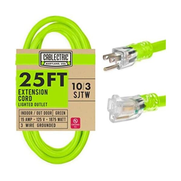 Cablectric Cable de extensión para exteriores de 25 pies_1