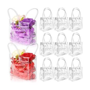 BadenBach 24 bolsas de regalo de plástico transparente con