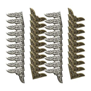 Book Corner HSCGIN 100 unidades de metal bronce y plata_1