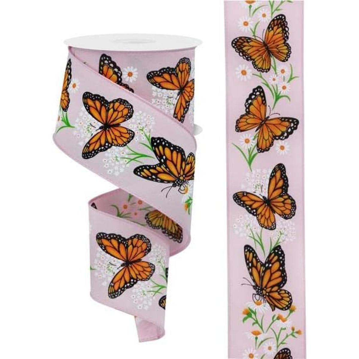 Butterflies Daisies Cinta de borde con cable 10