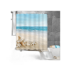 Juego de 4 cortinas de ducha de verano para playa
