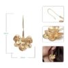 Pendientes de flores para mujer aretes de pétalos de_2