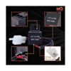 MQparts Relé intermitente electrónico LED de 2 pines de_3