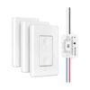 DEWENWILS Kit de interruptor de luz de pared inalámbrico_1