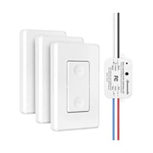 DEWENWILS Kit de interruptor de luz de pared inalámbrico_1