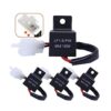 MQparts Relé intermitente electrónico LED de 2 pines de_1