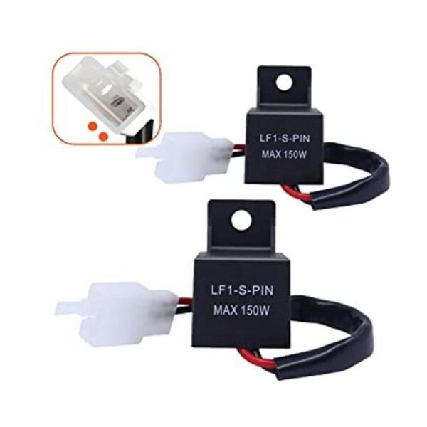 MQparts Paquete de 2 relés intermitente LED electrónico_1