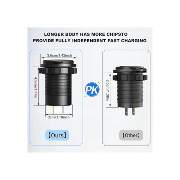 Enchufe de cargador USB C de 12 V enchufe USB C de 12 V_6