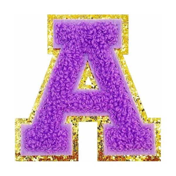 Jongdari Parches de letras Varsity de felpilla_2