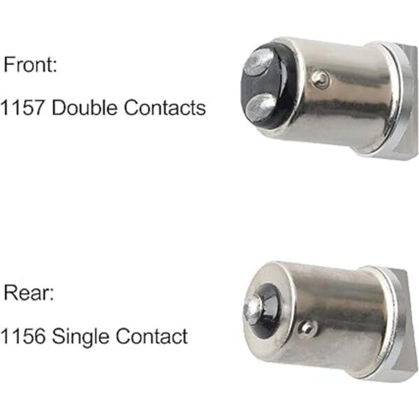 NTHREEAUTO 1157 frontal 1156 luces LED traseras de giro_6