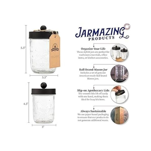 Jarmazing Products Apothecary Juego de almacenamiento de_2
