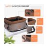Fostanfly Asiento de coche para perros pequeños asiento_3