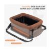 Fostanfly Asiento de coche para perros pequeños asiento_4