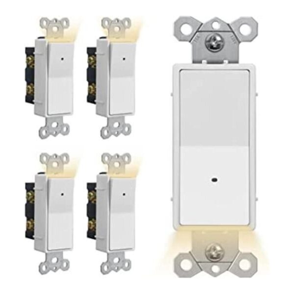 Paquete de 5 interruptores de luz iluminados CML