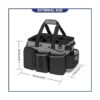 LoDrid Bolsa grande de limpieza profesional con divisor_6