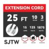 EP Cable de extensión iluminado para exteriores de 25_2