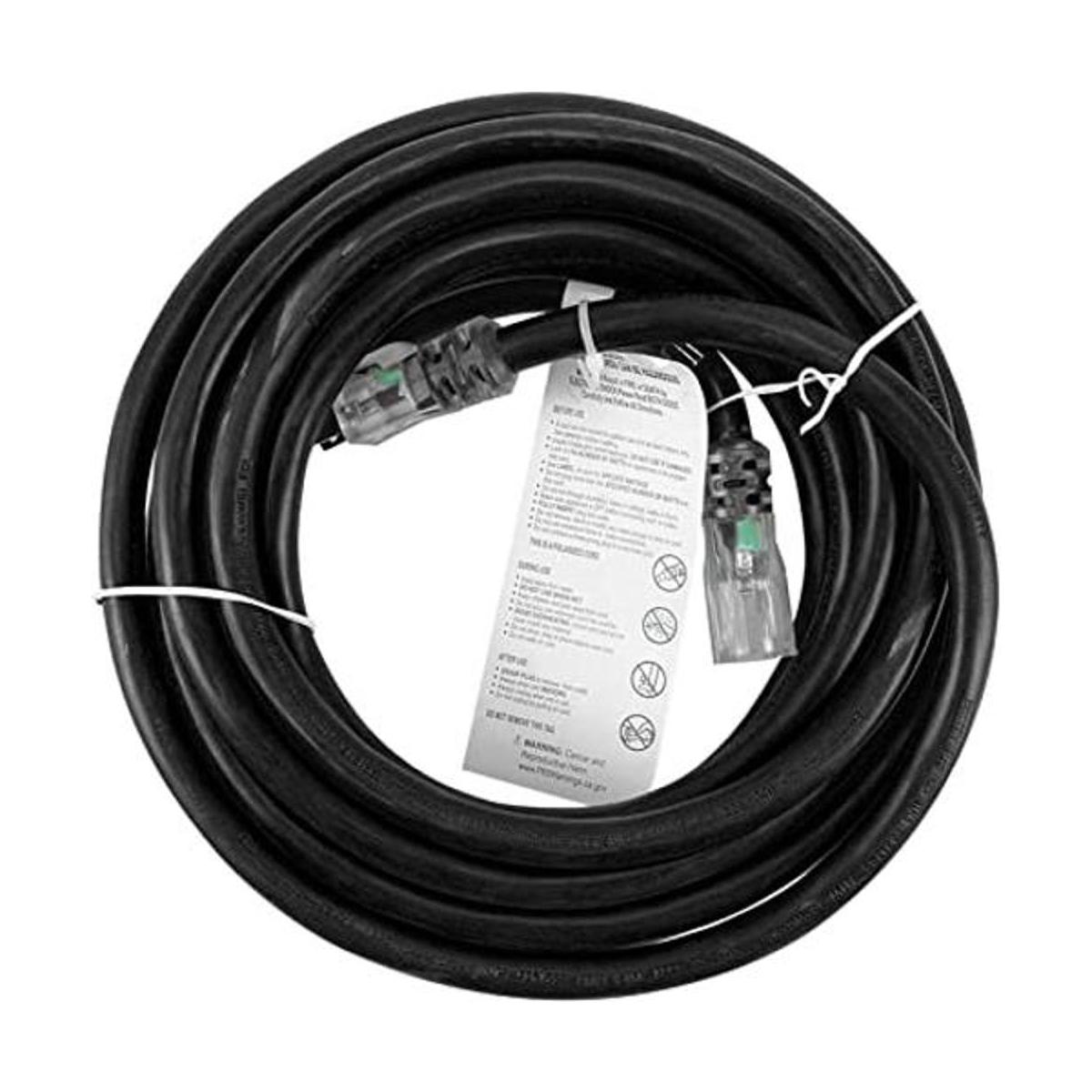 EP Cable de extensión iluminado para exteriores de 25