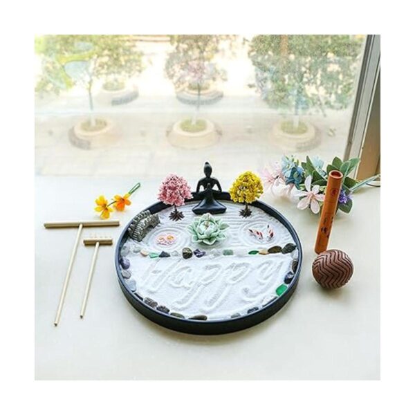Jardín Zen en miniatura de meditación de yoga Mini mesa_2