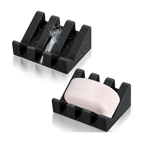 Jabonera de silicona autodesagante para ducha barra de_1