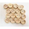 Mefuny 100 botones de madera hechos a mano con amor forma_1
