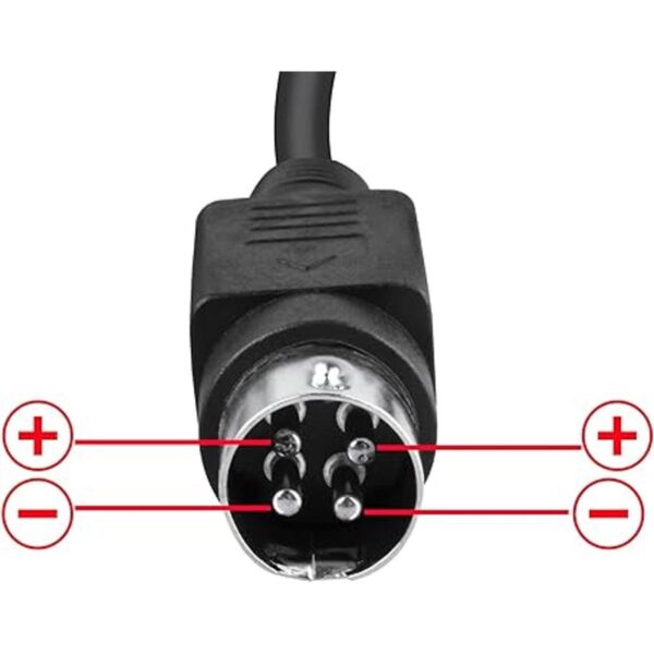 CJPGeek Adaptador de corriente alterna y CC de 4 pines de_6