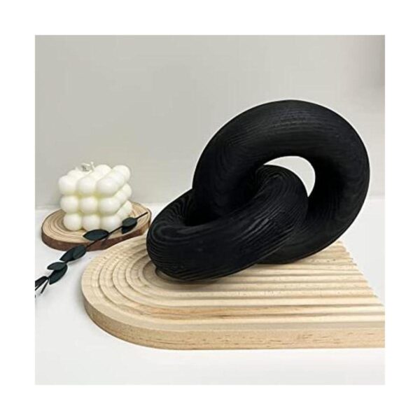 Cadena de madera decorativa con nudo decorativo cadena de_1