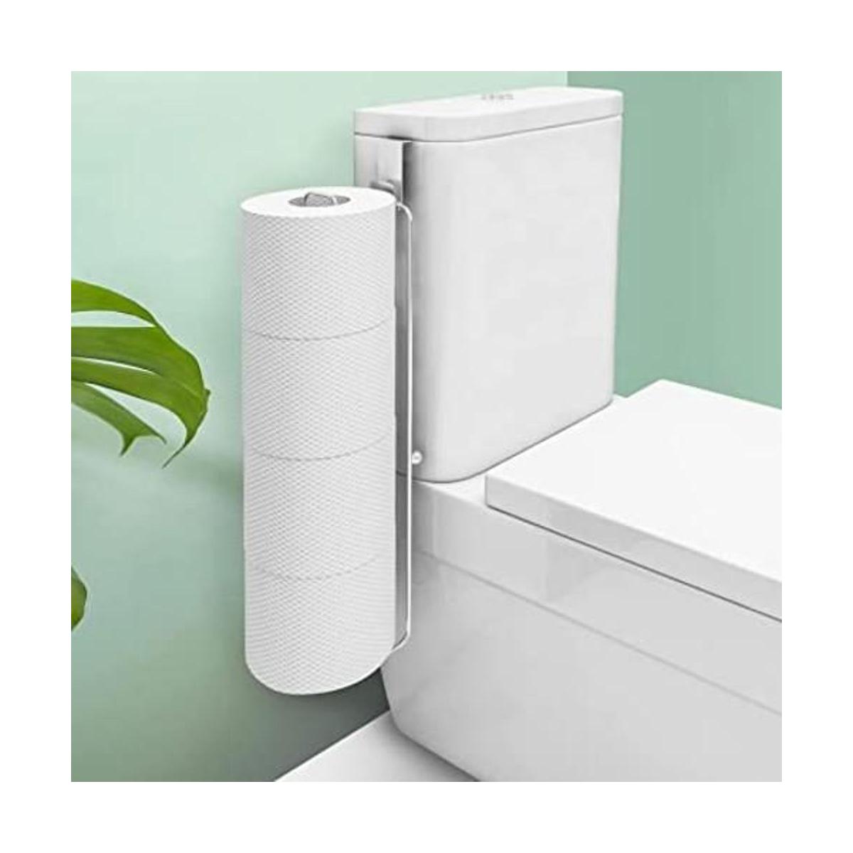 Conworld Soporte de papel higiénico de níquel cepillado