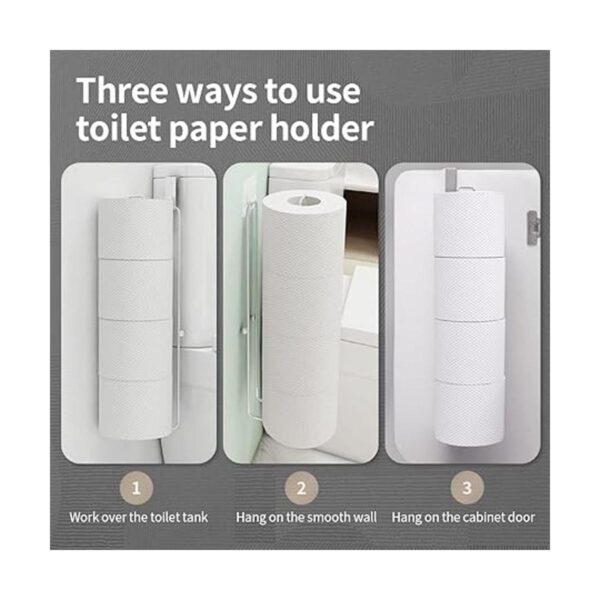 Conworld Soporte de papel higiénico de níquel cepillado