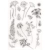 Lily Craft Linda Craft Sellos transparentes de flores de_2