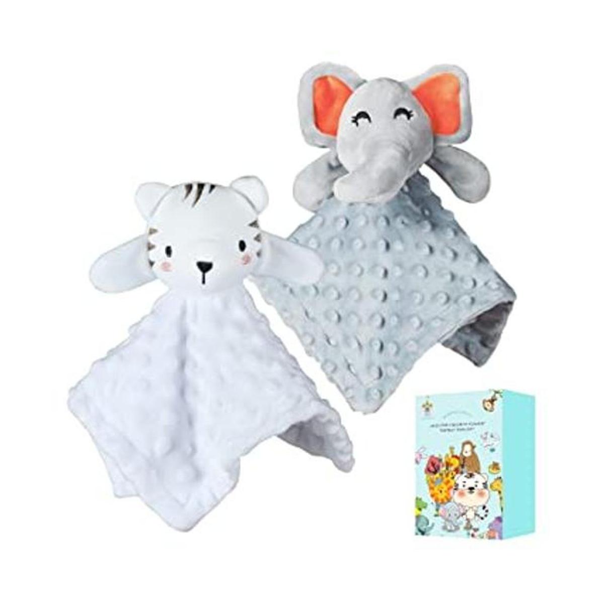 Cute Castle Security Blanket Baby Gifts Box Soft Newborn
