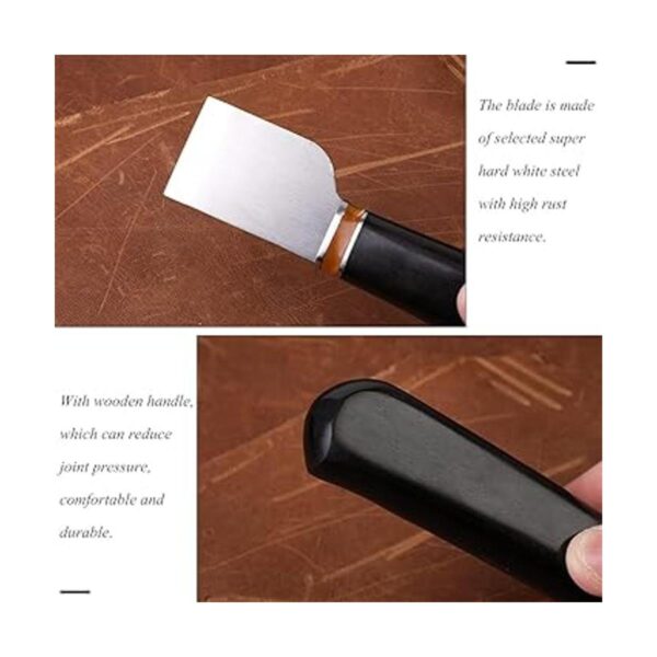 Cuchillo de corte de cuero cuchillo de cuero con mango de