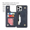 Cavor Funda tipo cartera para iPhone 13 Pro Max con_3