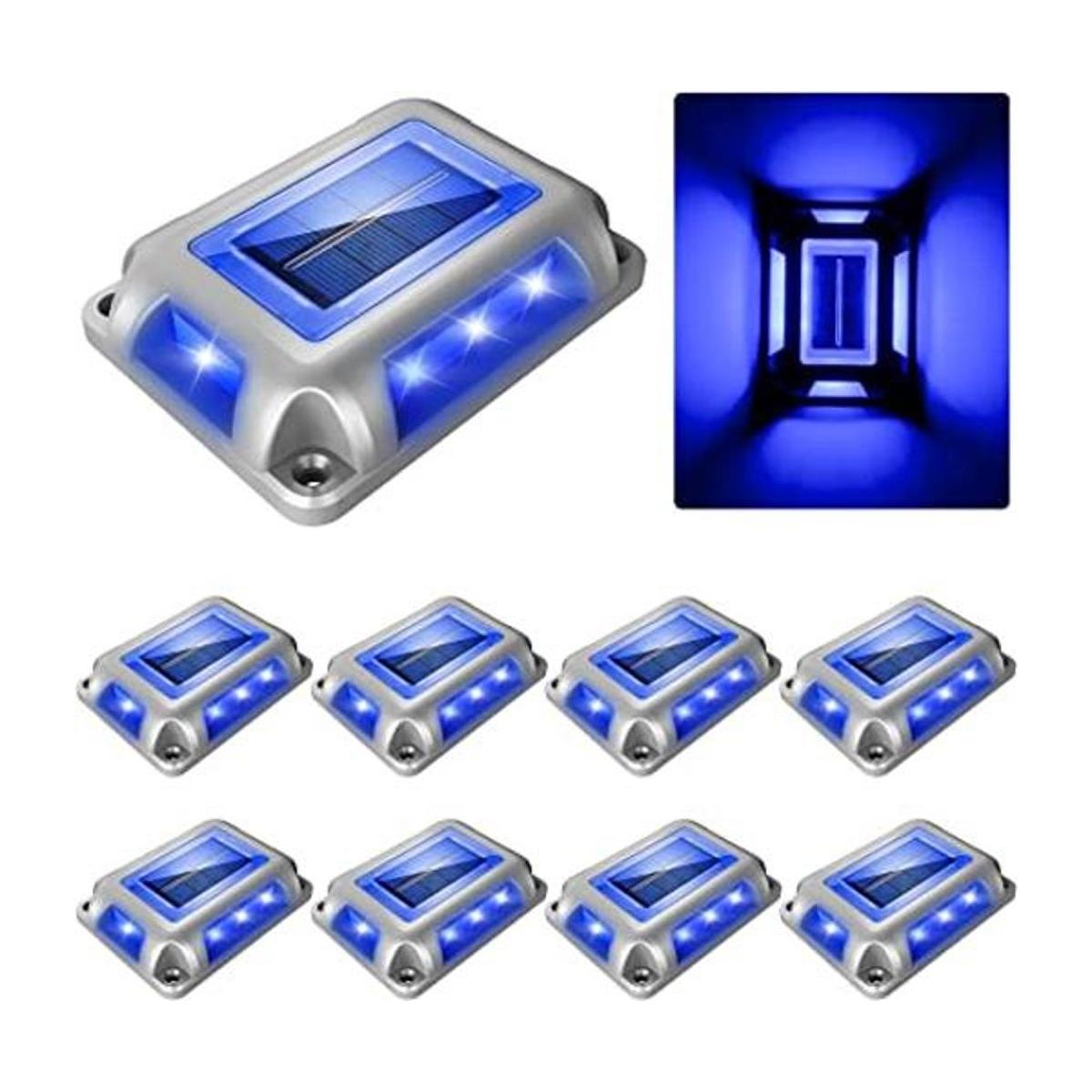 CREPOW Luces solares para cubierta de entrada 8 paquetes