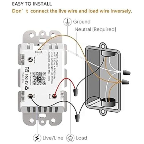 Interruptor de luz inteligente con interruptor de pared_5