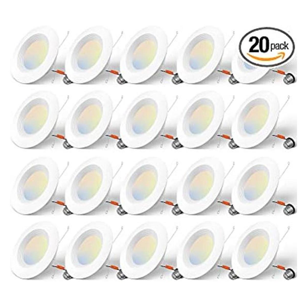 Amico Luces LED empotrables de 56 pulgadas 5CCT paquete