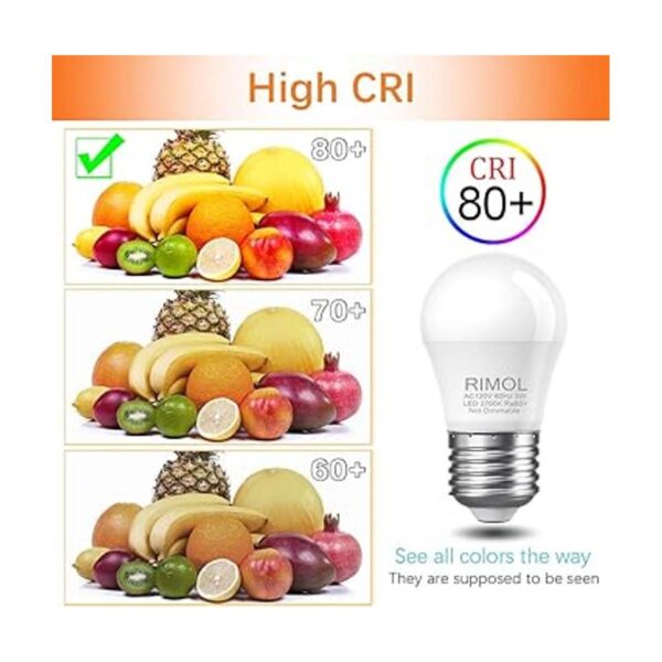RIMOL Bombillas equivalentes a 25 W bombilla LED A15 de 3