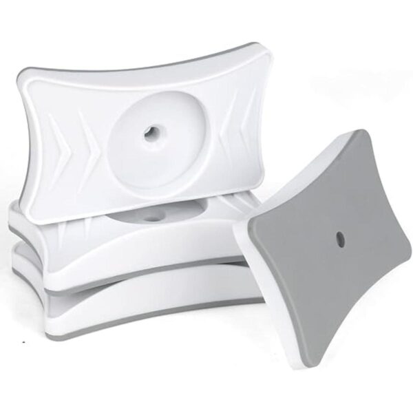 Protector de pared para puerta de bebé paquete de 4 tazas
