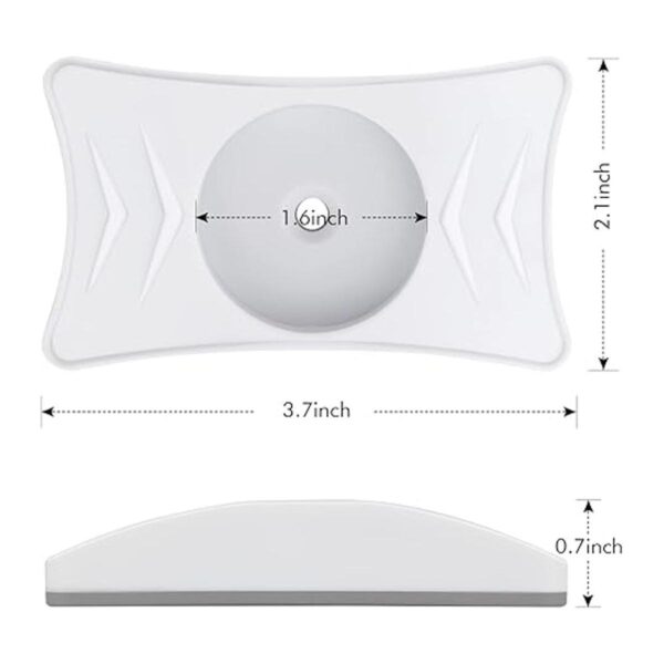 Protector de pared para puerta de bebé paquete de 4 tazas