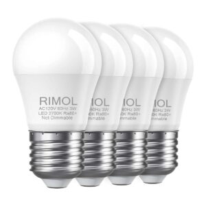 RIMOL Bombillas equivalentes a 25 W bombilla LED A15 de 3